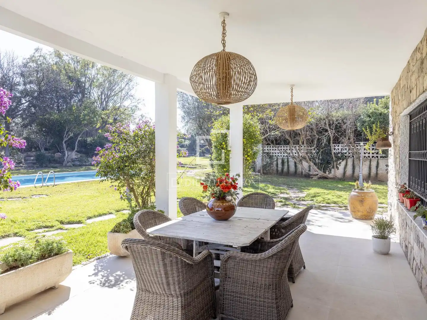 Terraza de Casa o chalet en venta en Godella con Aire acondicionado, Jardín privado y Terraza