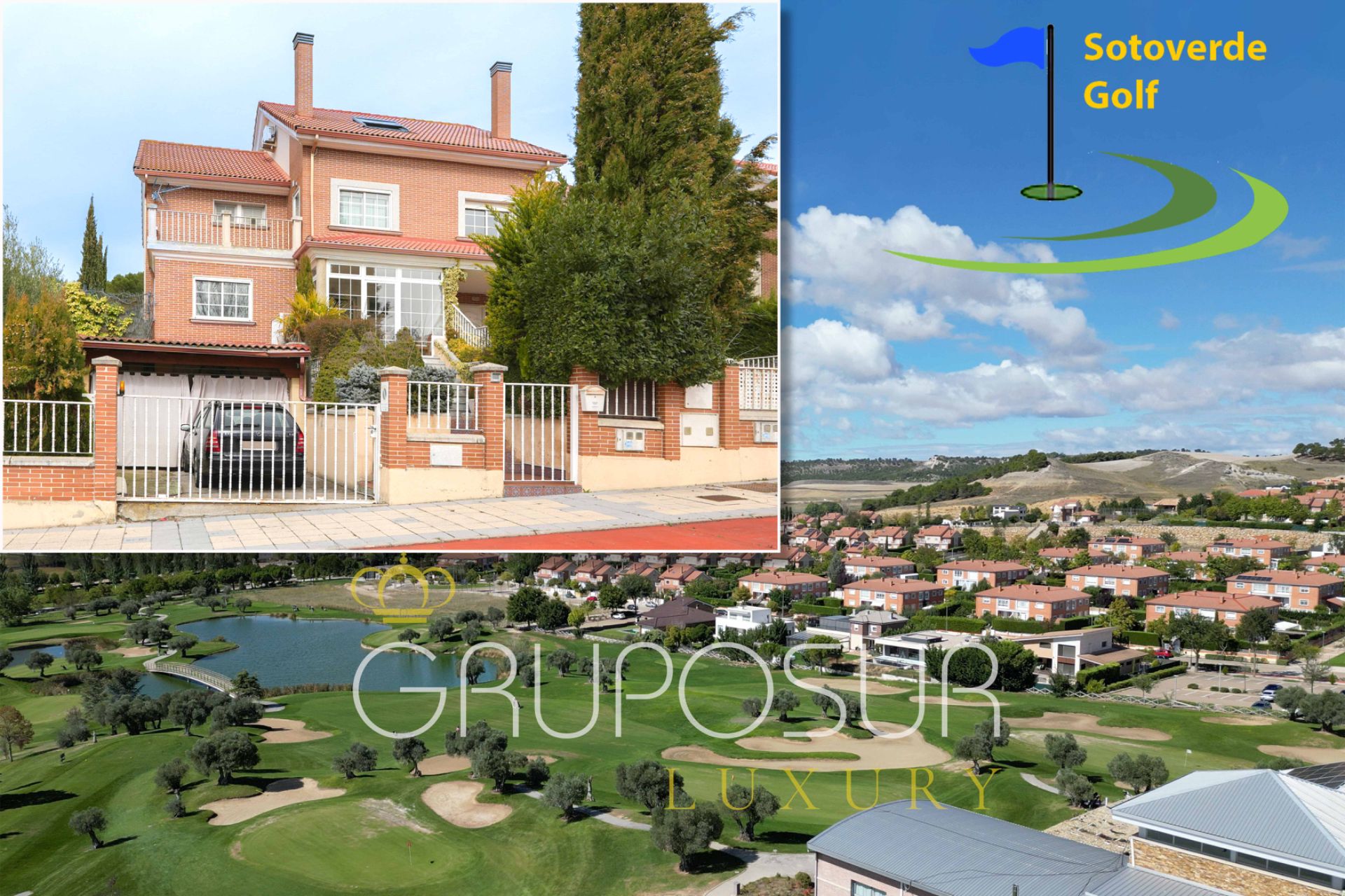 Exterior view of Single-family semi-detached for sale in Arroyo de la Encomienda  with Heating, Private garden and Parquet flooring