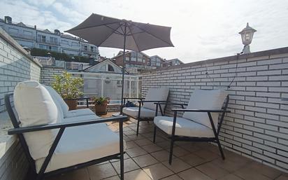 Terrace of Duplex for sale in Donostia - San Sebastián   with Heating, Parquet flooring and Terrace