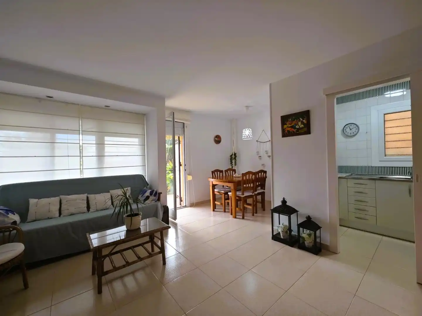 Wohnzimmer von Wohnung zum Verkauf in Tossa de Mar mit Privatgarten, Terrasse und Möbliert
