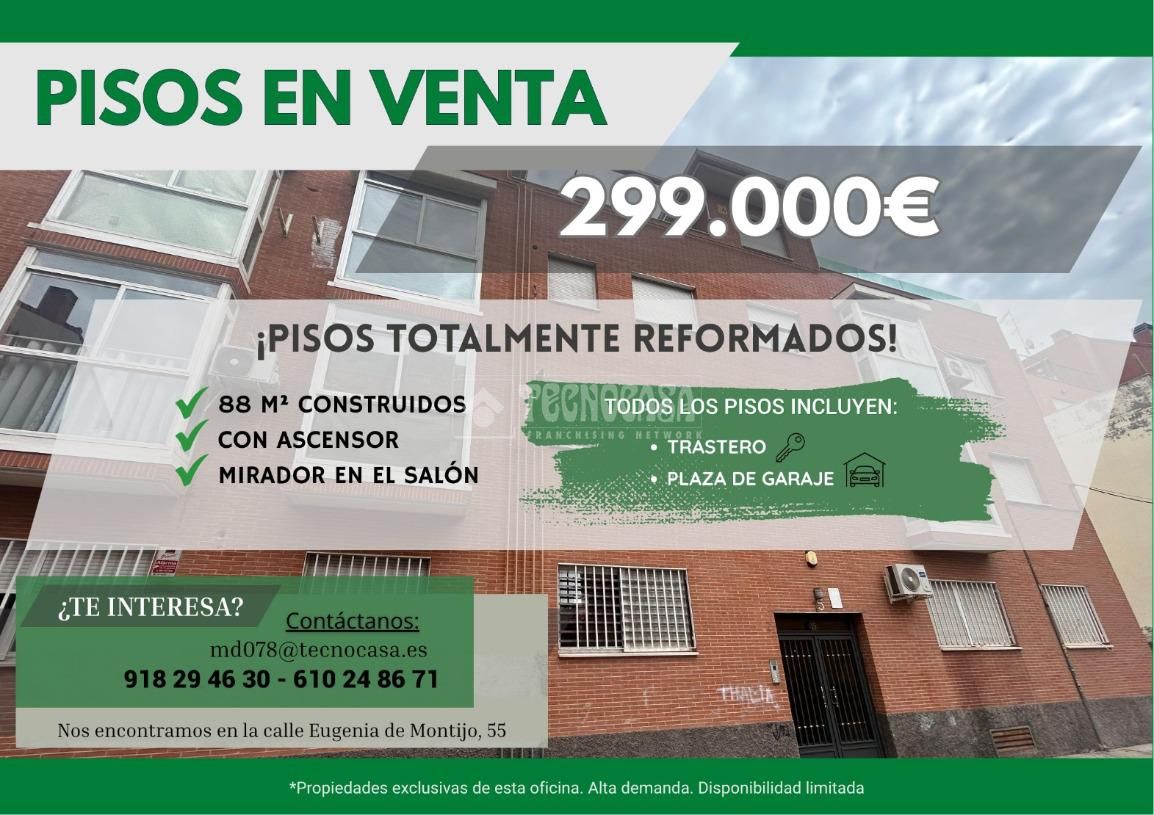 Exterior view of Flat for sale in  Madrid Capital