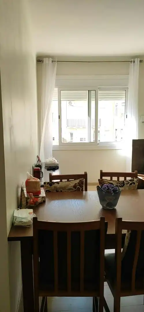 Dining room of Flat for share in Barcelona  with Furnished, Washing machine and TV