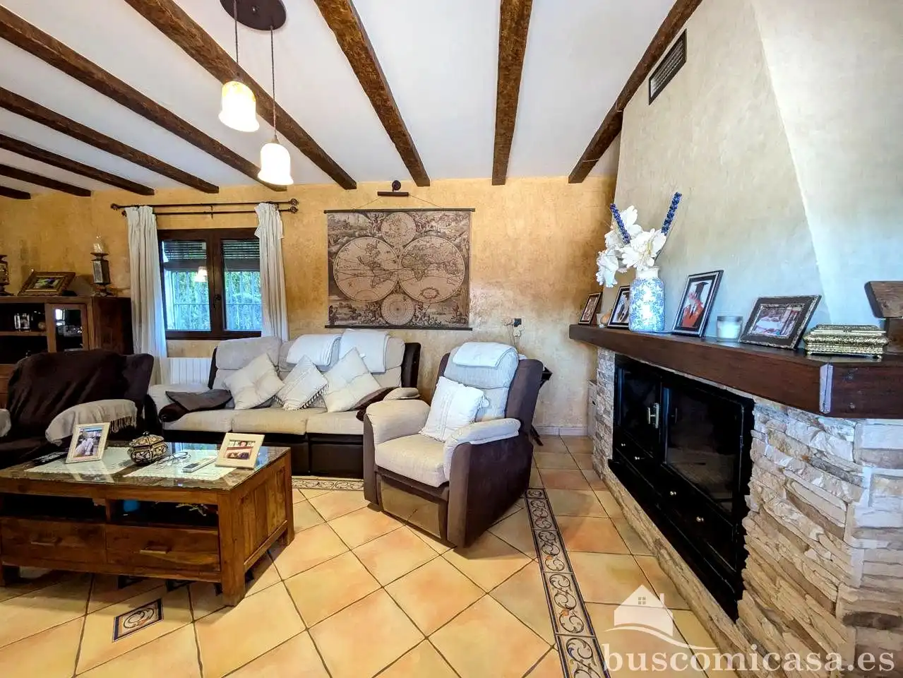 Sala de estar de Finca rústica en venta en Linares con Aire acondicionado, Calefacción y Jardín privado
