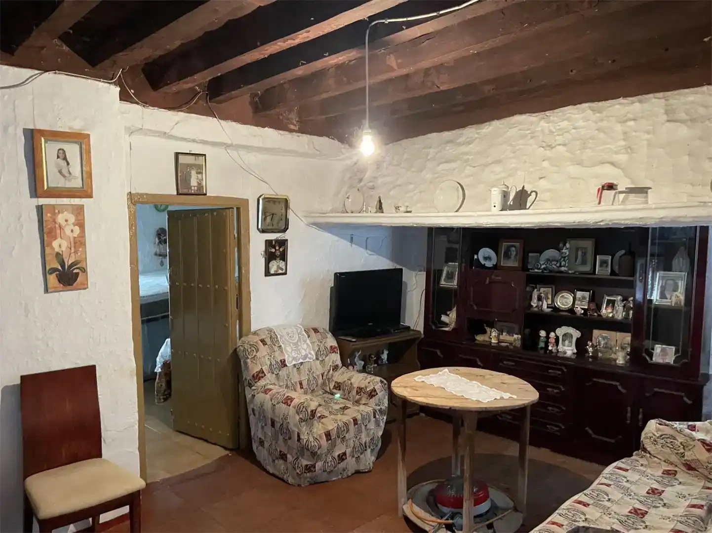 Sala de estar de Casa adosada en venta en Parauta con Jardín privado, Amueblado y Lavadora
