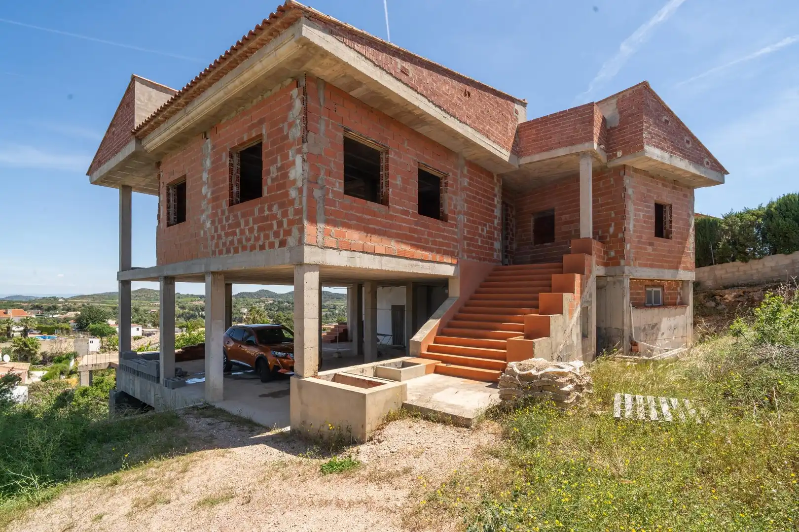 Vista exterior de Casa o chalet en venta en Turís con Terraza y Piscina