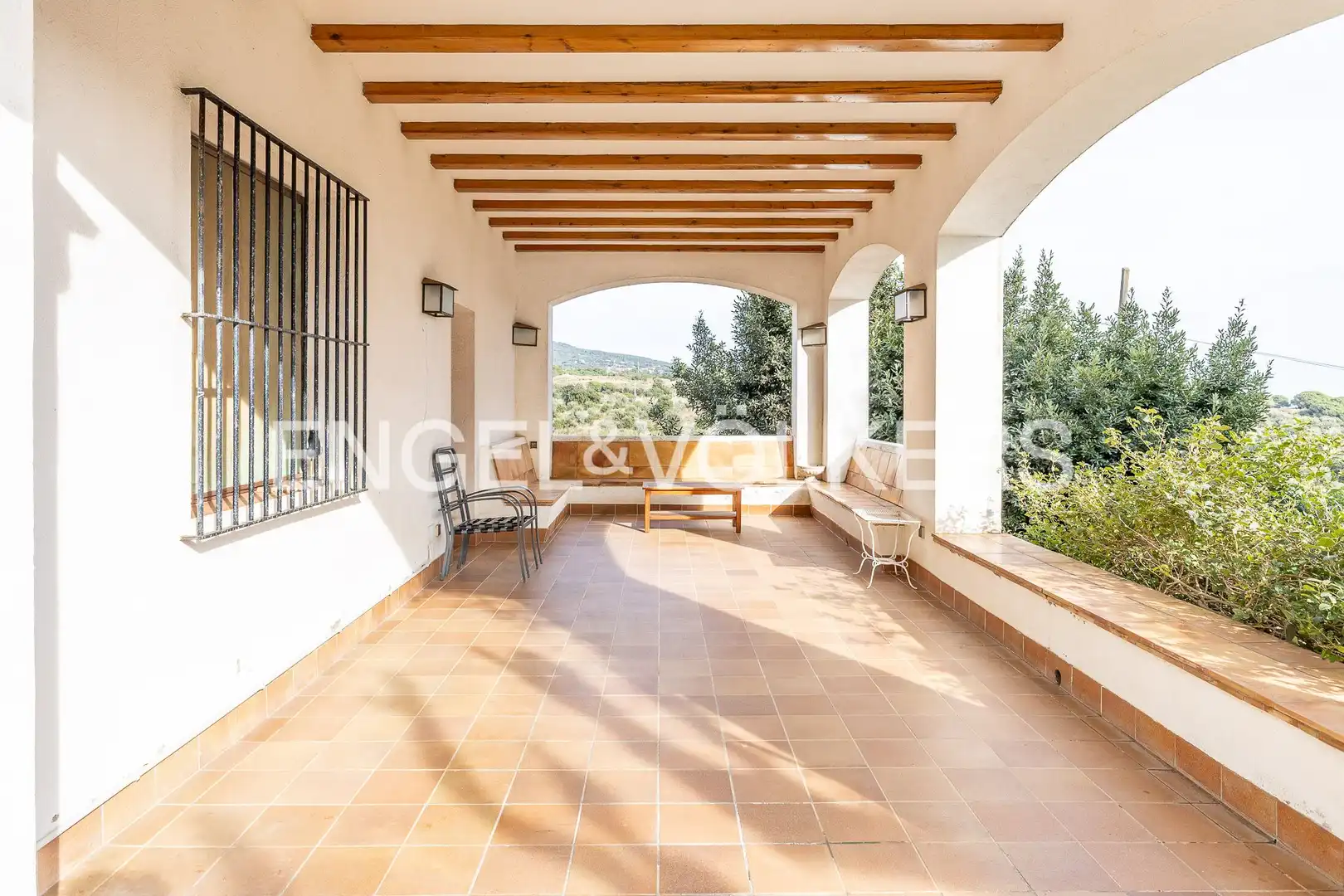 Terrasse von Country house zum Verkauf in Mataró mit Heizung, Privatgarten und Terrasse