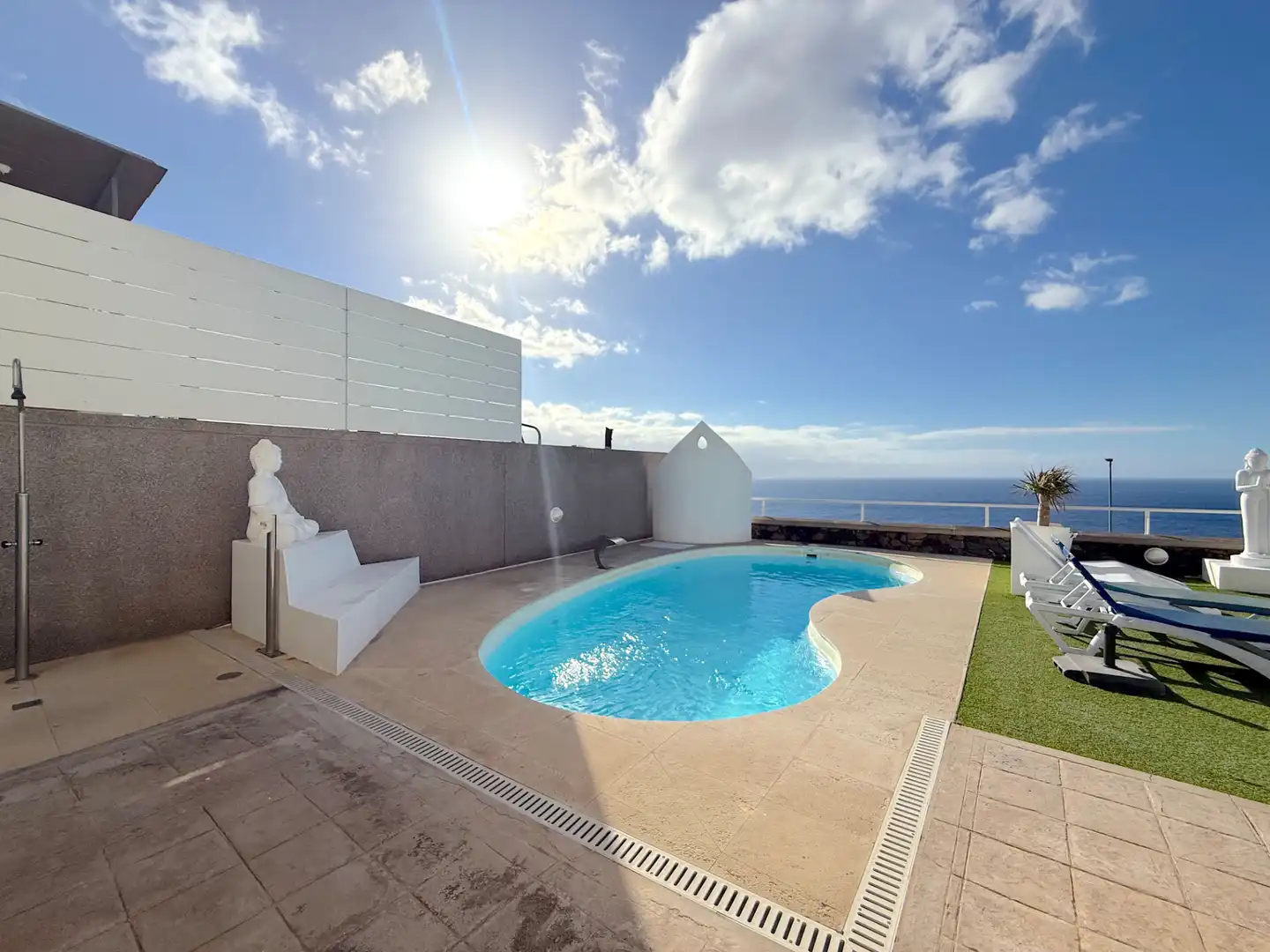 Piscina de Casa o chalet de alquiler en Santa Cruz de Tenerife con Aire acondicionado, Jardín privado y Parquet