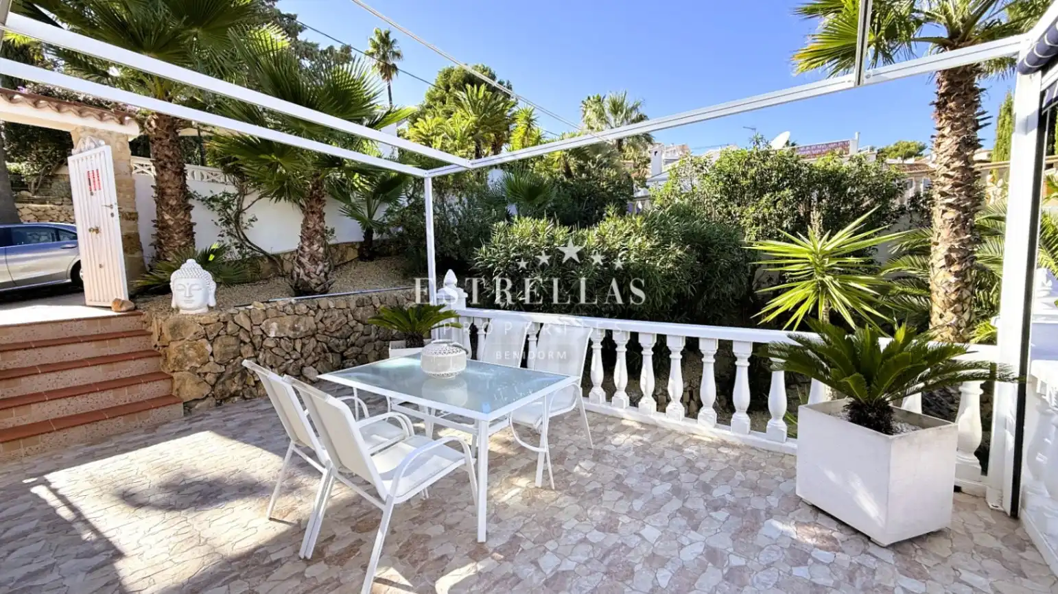 Terrassa de Casa o xalet en venda en La Nucia amb Aire condicionat, Calefacció i Jardí privat