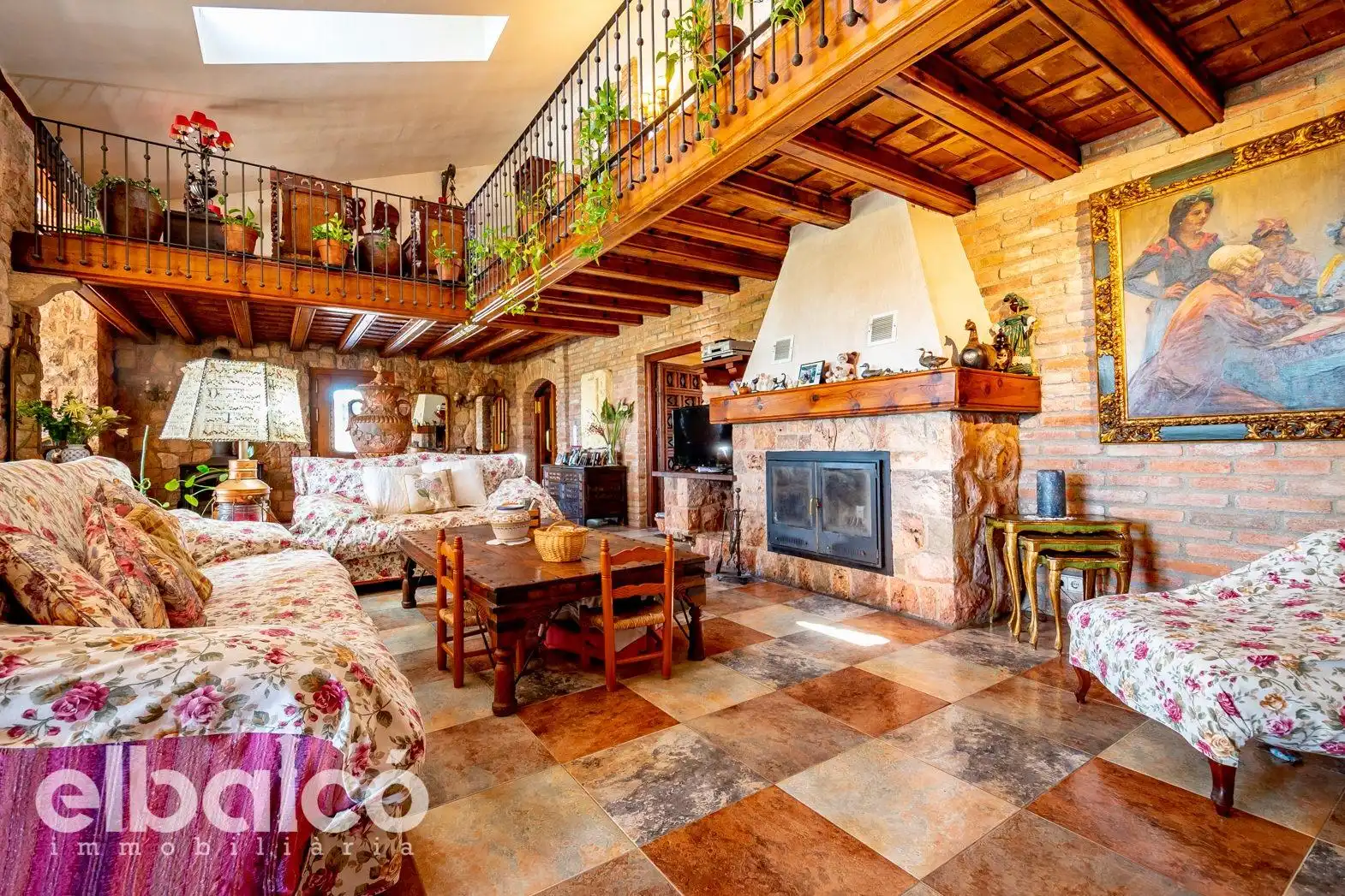 Sala de estar de Casa o chalet en venta en El Milà con Aire acondicionado, Jardín privado y Terraza