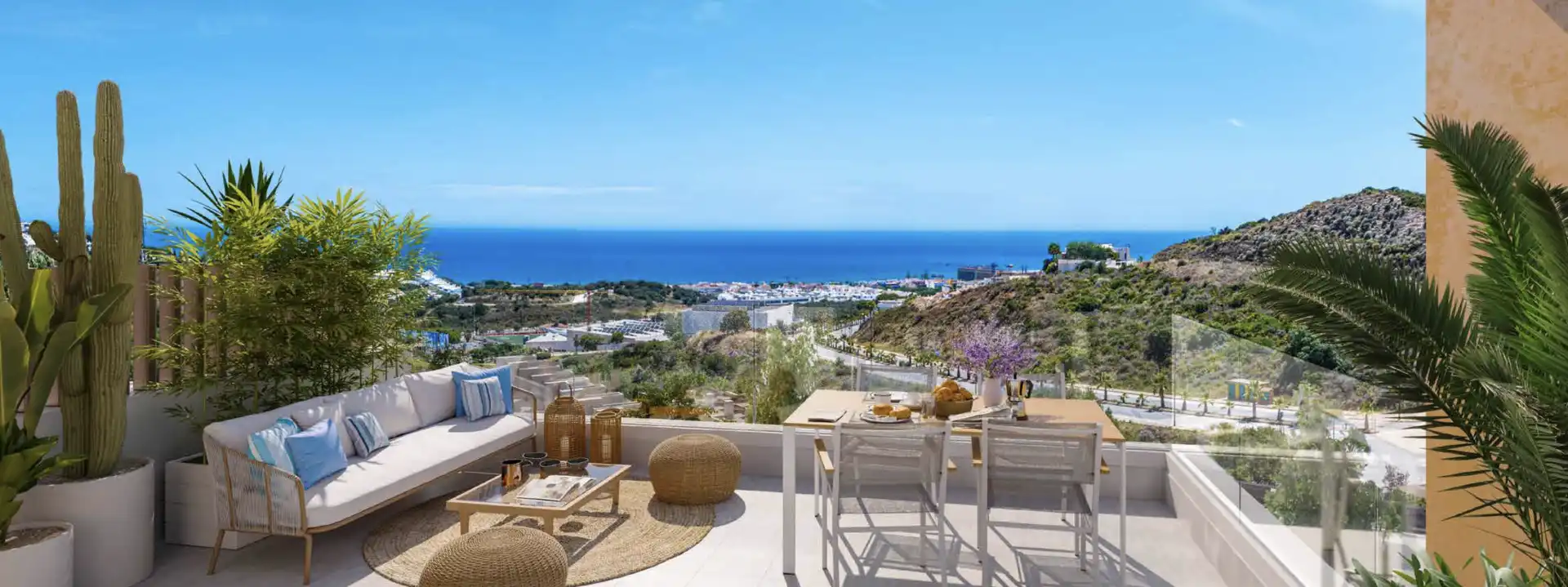 Maison mitoyenne avec terrasse à vendre à La Cala Mijas, imagen 2