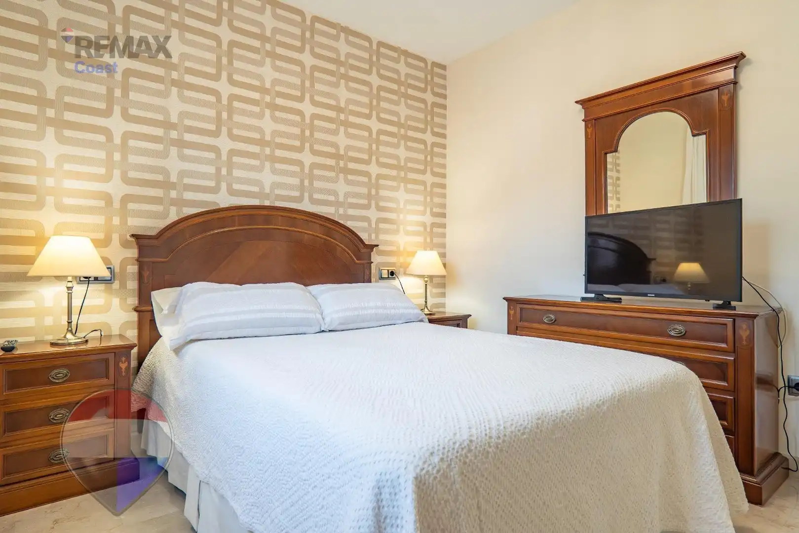 Schlafzimmer von Einfamilien-Reihenhaus zum Verkauf in Torremolinos mit Klimaanlage, Heizung und Terrasse