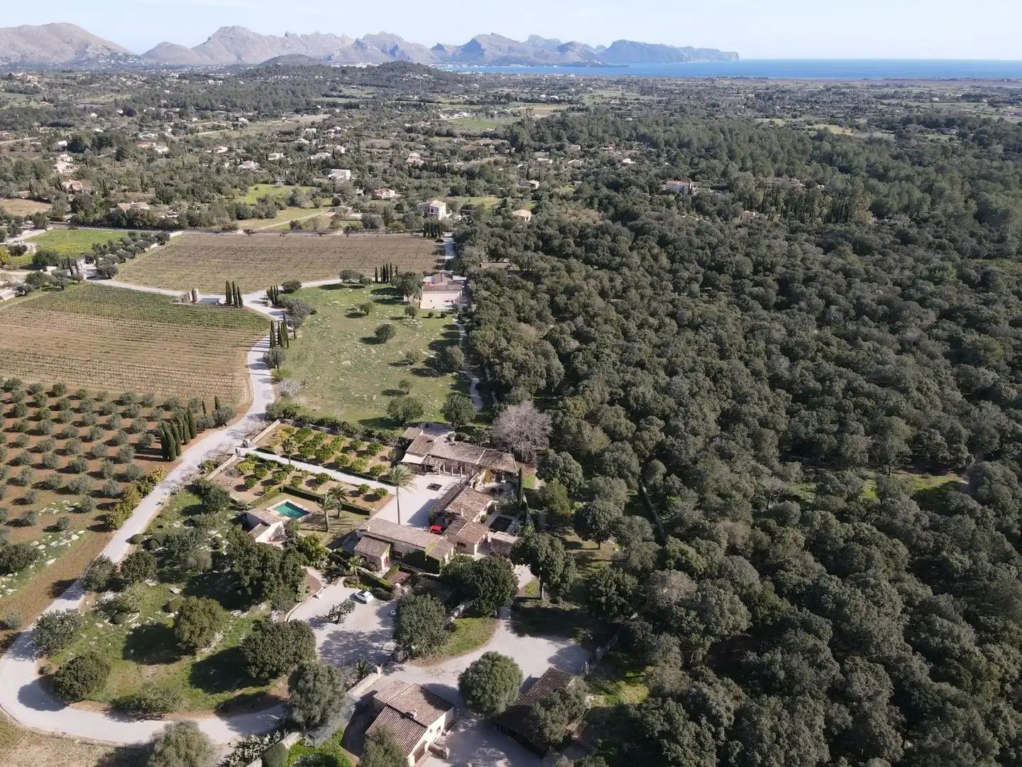 Jardín de Finca rústica en venta en Pollença con Aire acondicionado, Calefacción y Jardín privado