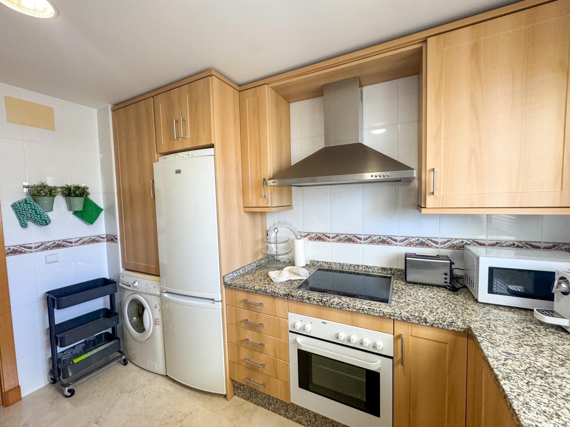 Kitchen of Flat to rent in Benalmádena  with Air Conditioner, Heating and Terrace