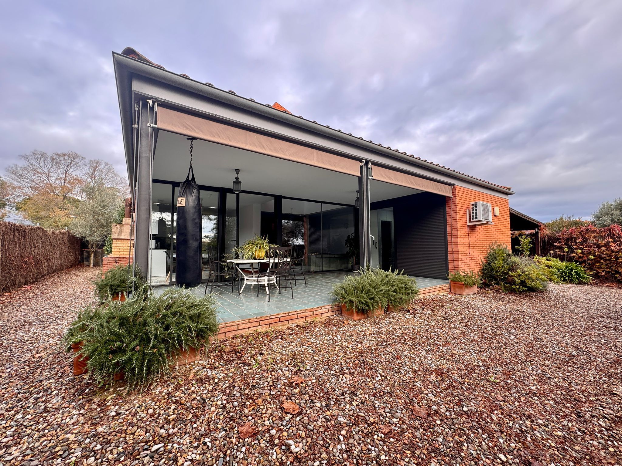 Terrassa de Casa o xalet en venda en Santa Coloma de Farners amb Jardí privat, Terrassa i Forn