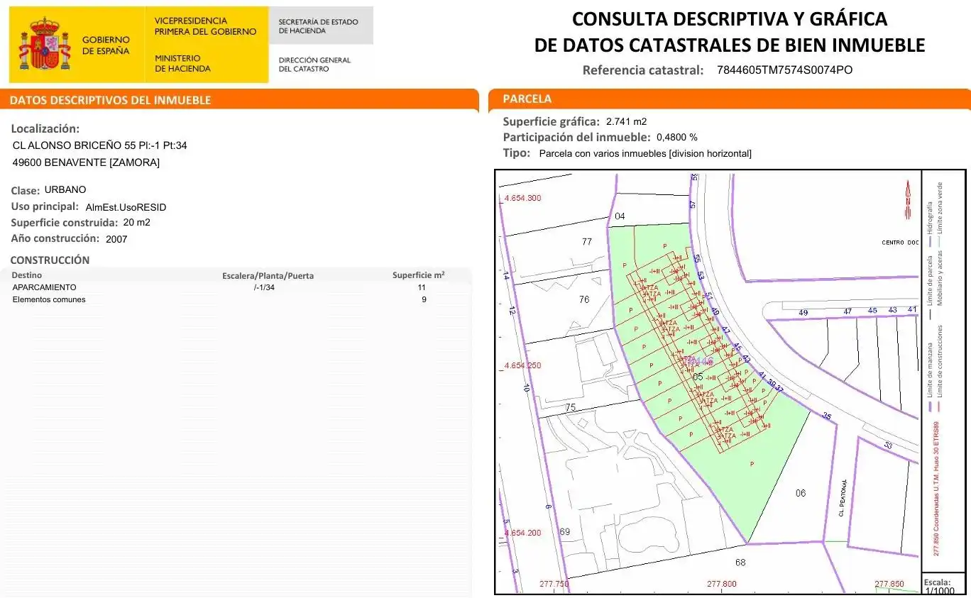 Aparcament en venda a Benavente, imagen 3