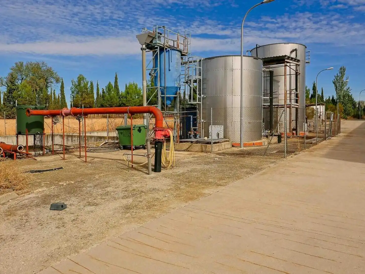 Vista exterior de Nave industrial en venta en Tarancón