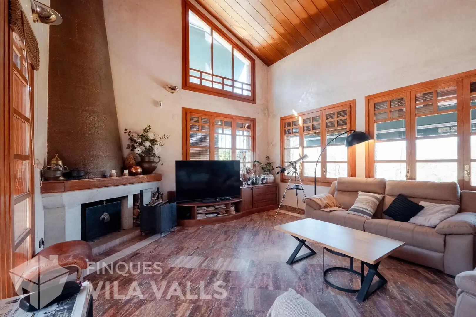 Sala de estar de Casa o chalet en venta en Caldes de Montbui con Aire acondicionado, Jardín privado y Terraza