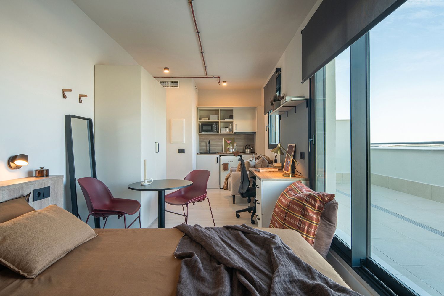 Bedroom of Study to rent in Armilla  with Air Conditioner, Furnished and Microwave