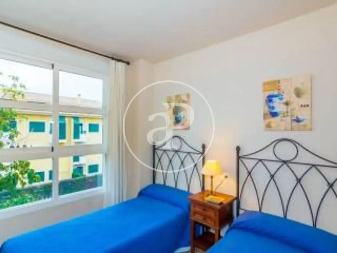 Schlafzimmer von Wohnung zur Miete in Jávea / Xàbia mit Klimaanlage, Heizung und Privatgarten