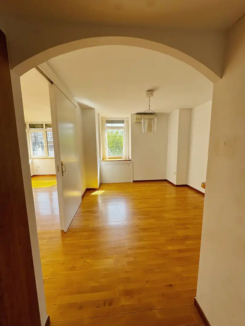 Wohnzimmer von Wohnung zur Miete in Madrid mit Klimaanlage, Ofen und Waschmaschine