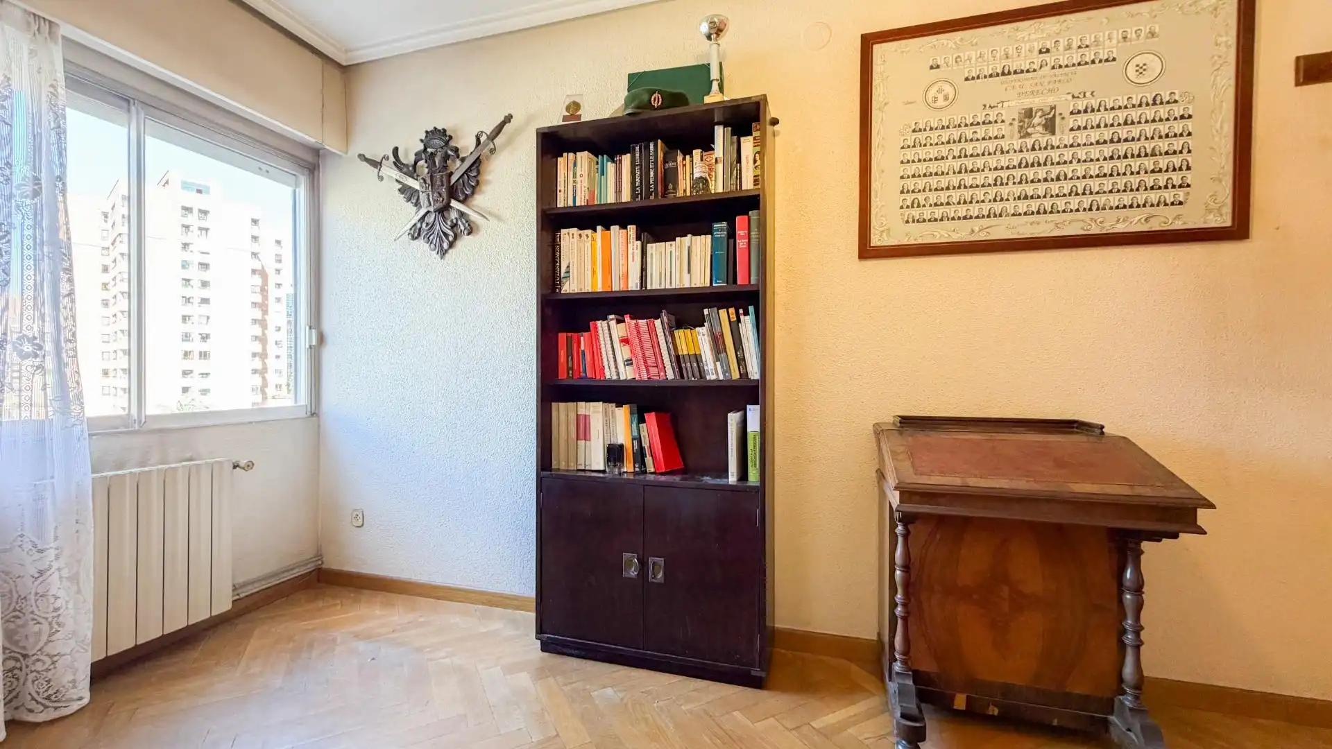 Wohnzimmer von Wohnung zum Verkauf in Valencia mit Klimaanlage, Heizung und Parkett