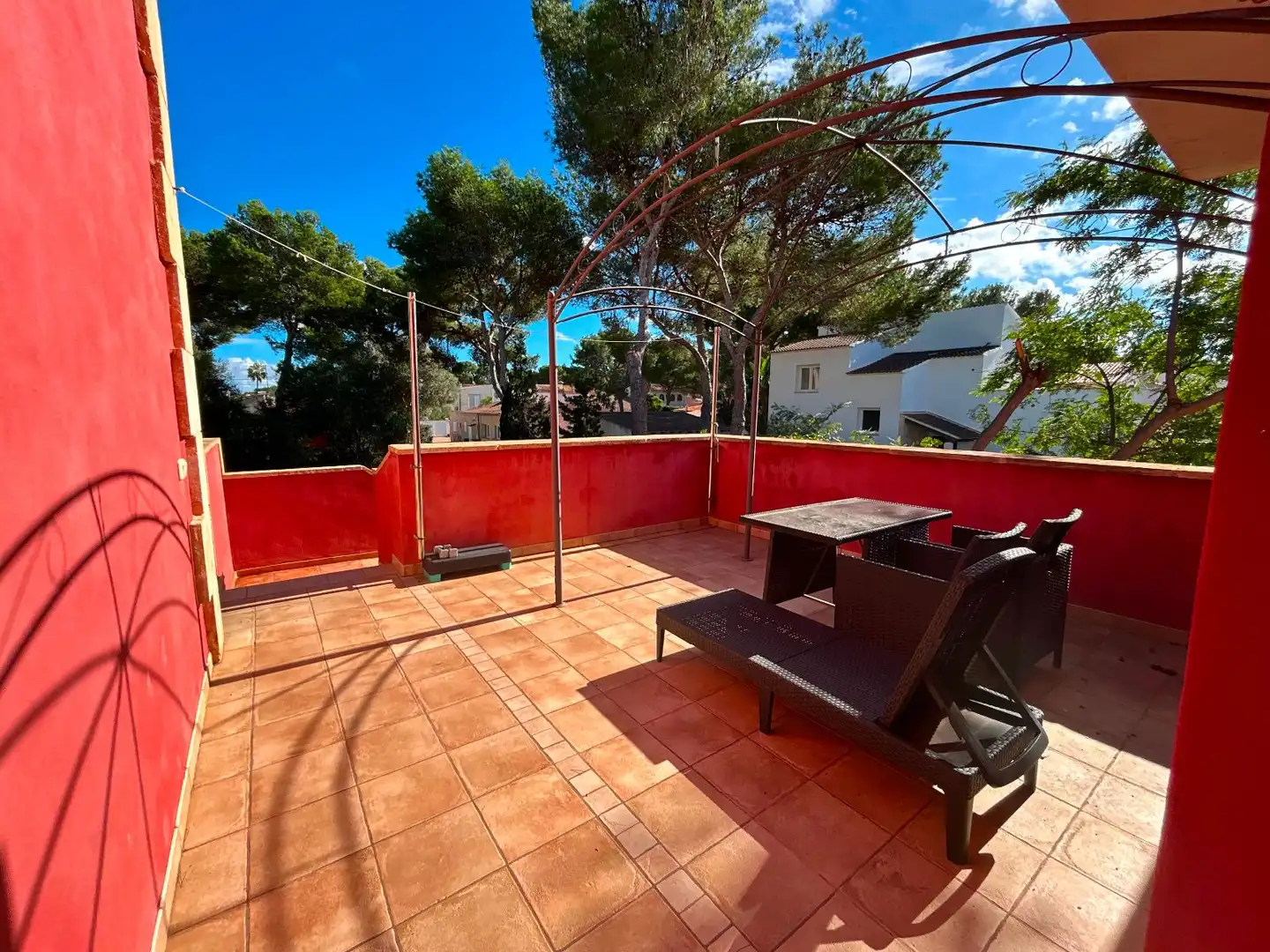 Terrasse von Geschaftsraum zum Verkauf in Calvià mit Klimaanlage, Terrasse und Möbliert