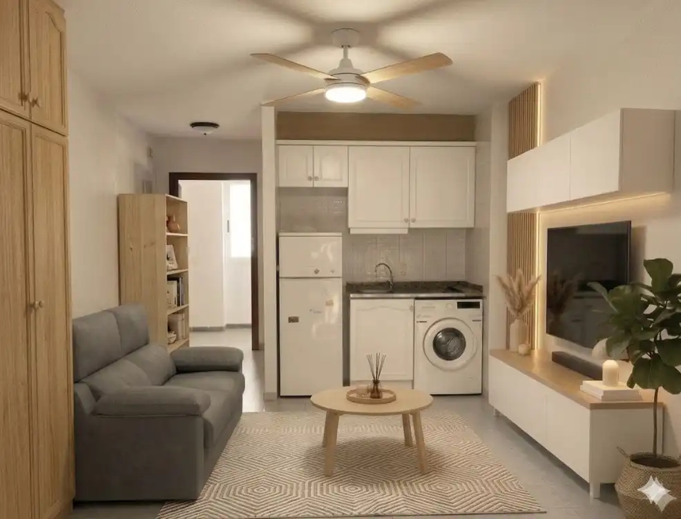 Living room of Study for sale in Gandia  with Terrace, Furnished and Oven
