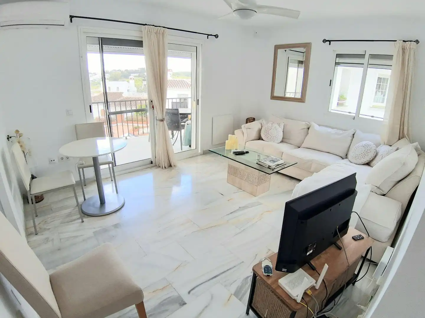 Sala de estar de Apartamento en venta en Mijas