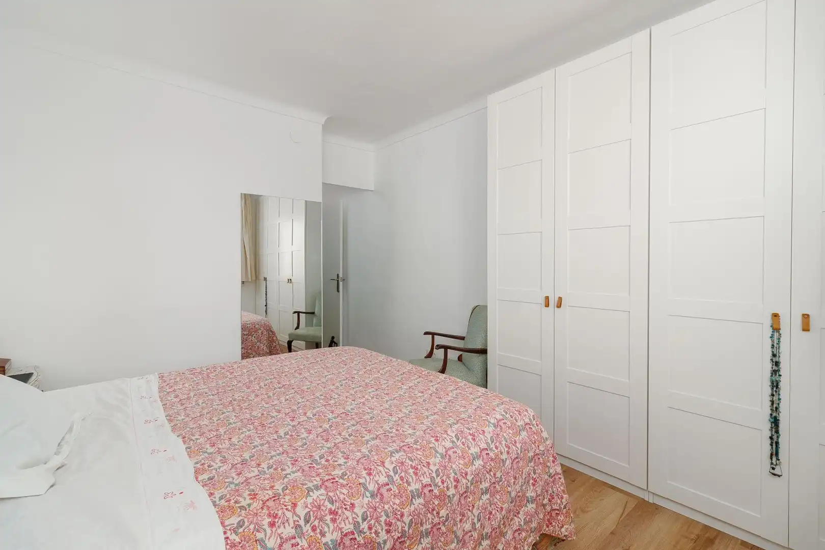 Schlafzimmer von Wohnung zum Verkauf in Figueres mit Heizung, Parkett und Terrasse