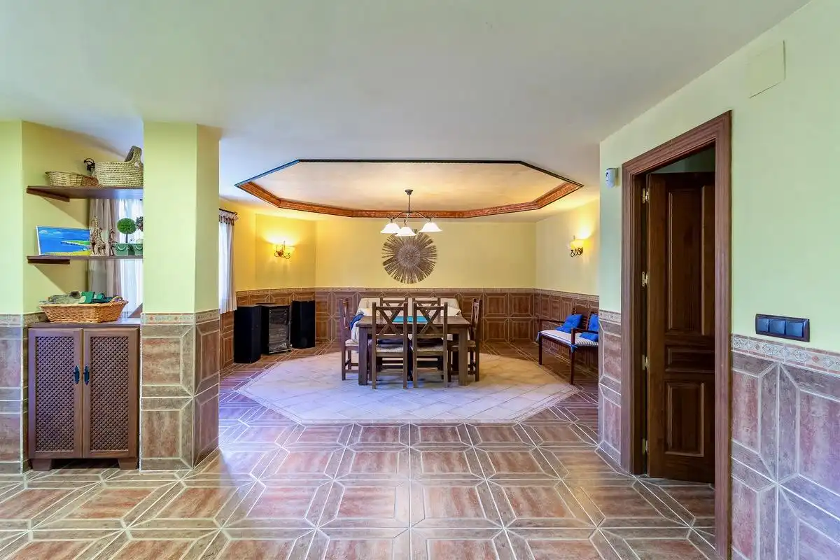 Dining room of Houses for sale in Almuñécar  with Private garden, Terrace and Swimming Pool