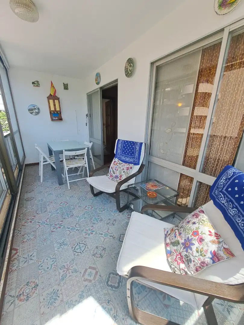 Terraza de Piso de alquiler en Marbella con Calefacción, Terraza y Amueblado