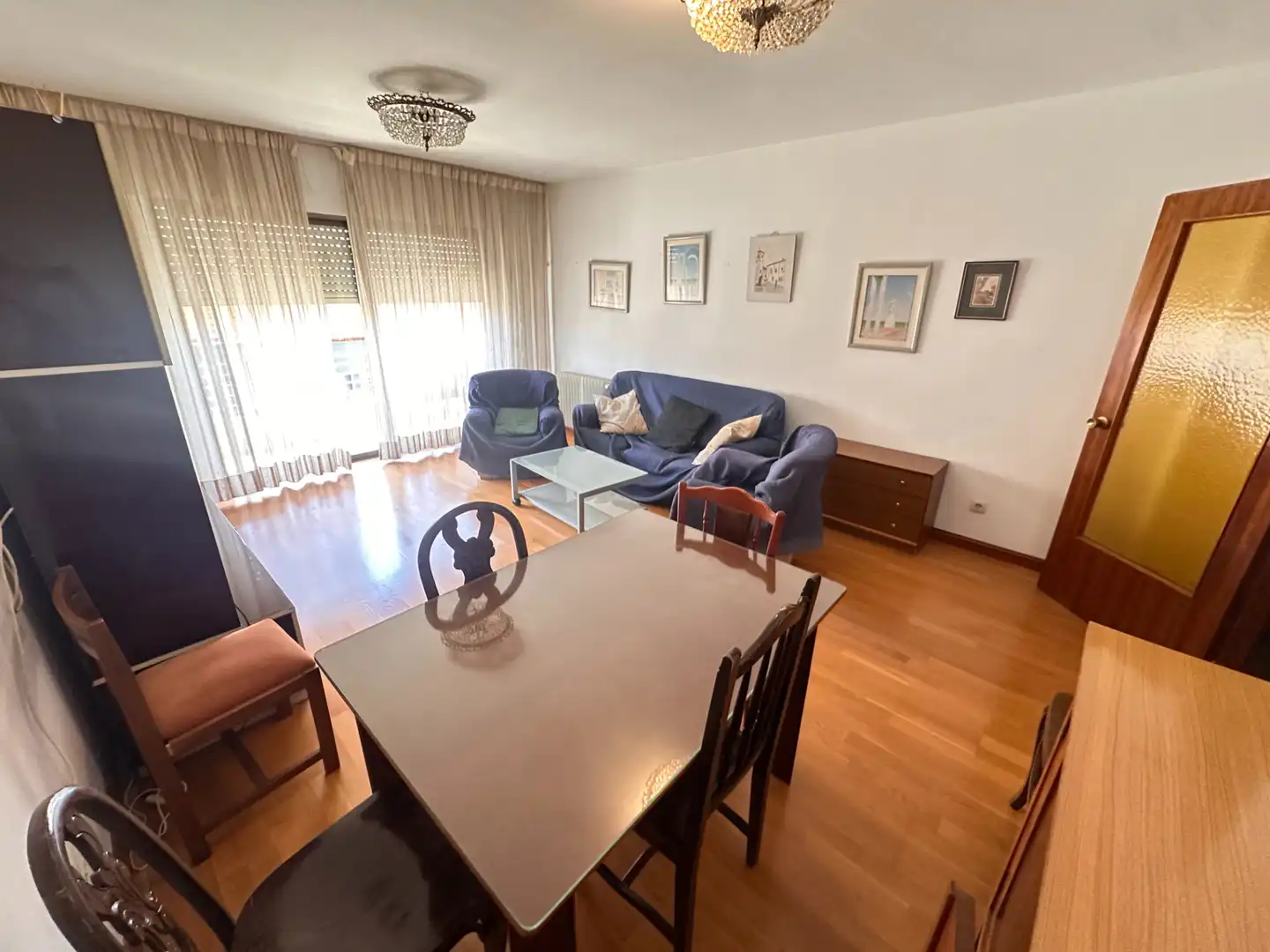 Living room of Flat for rent in Cuenca  with Heating, Terrace and Furnished