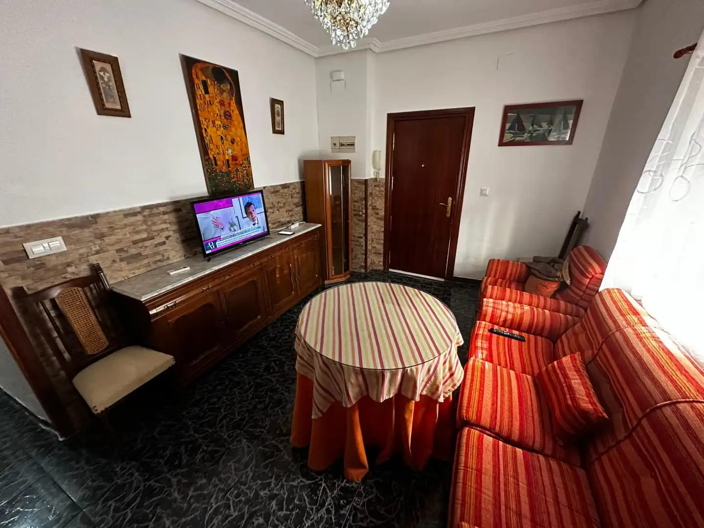 Sala de estar de Piso en venta en Jaén con Aire acondicionado y Amueblado