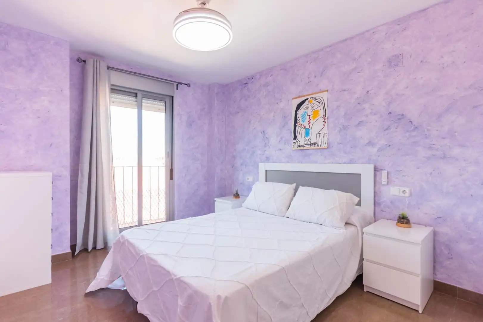 Bedroom of Flat for sale in Murcia  with Air Conditioner, Balcony and Alarm