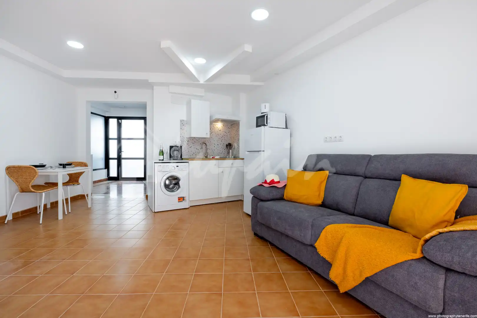 Wohnzimmer von Wohnung zum Verkauf in Adeje mit Heizung
