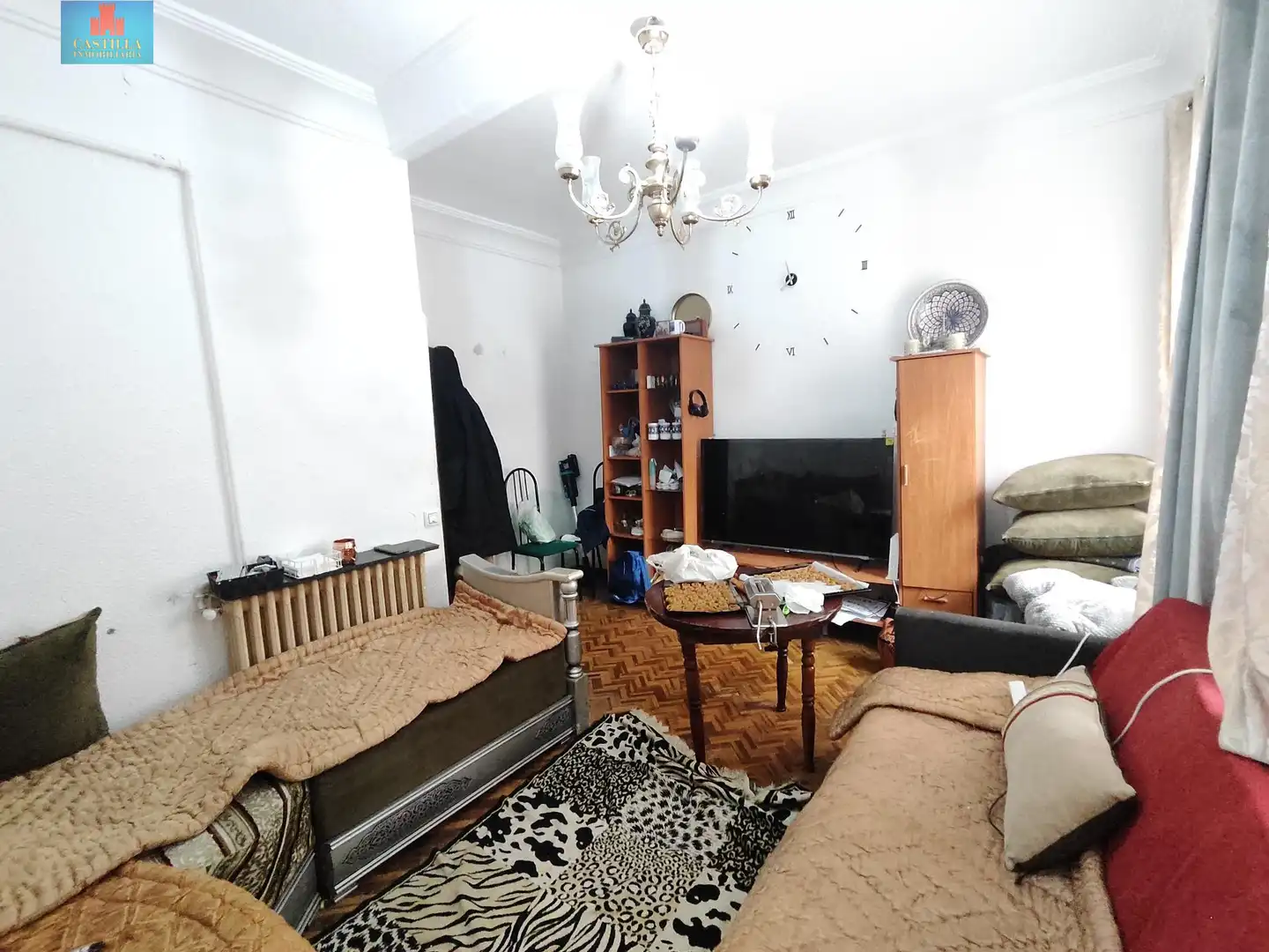 Sala de estar de Piso en venta en Ávila con Terraza y Amueblado