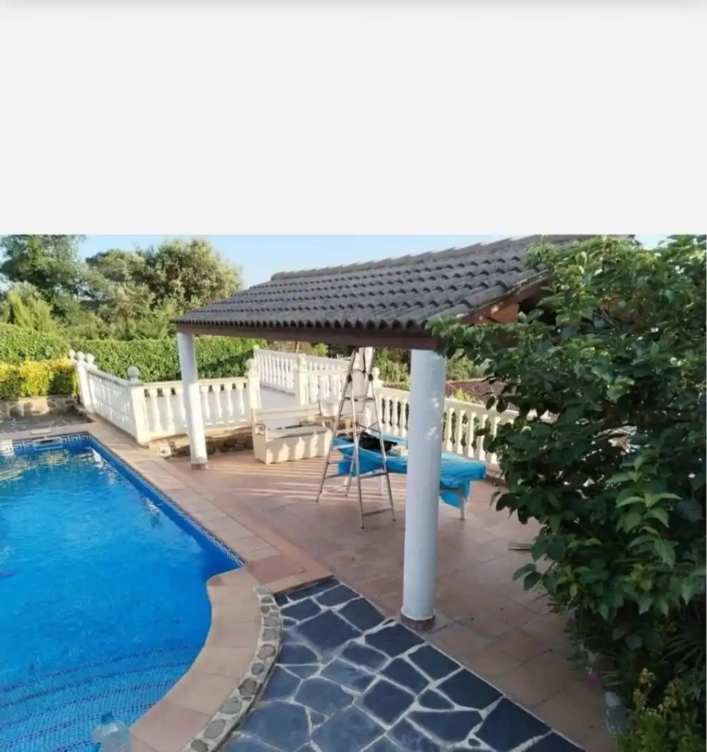 Terrace of Country homes for sale in Maçanet de la Selva  with Air Conditioner, Heating and Private garden