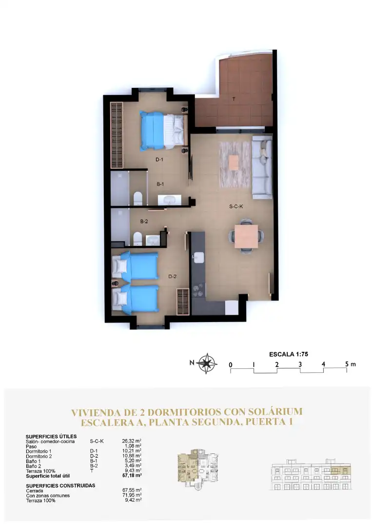 Apartamento en venta en Carrer Alborcer, 54, El Montgó