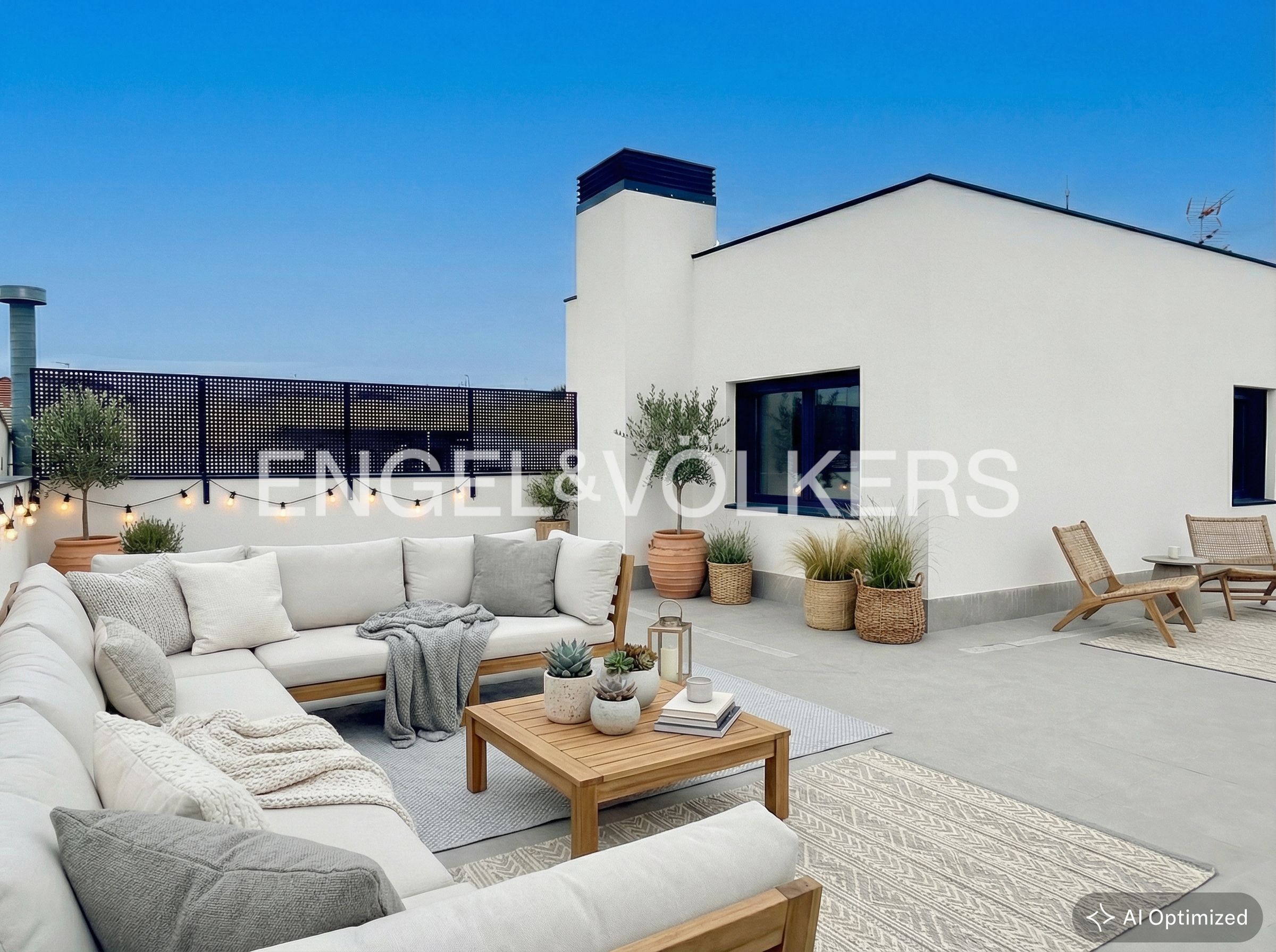 Terraza de Ático en venta en Alcobendas con Aire acondicionado, Calefacción y Parquet