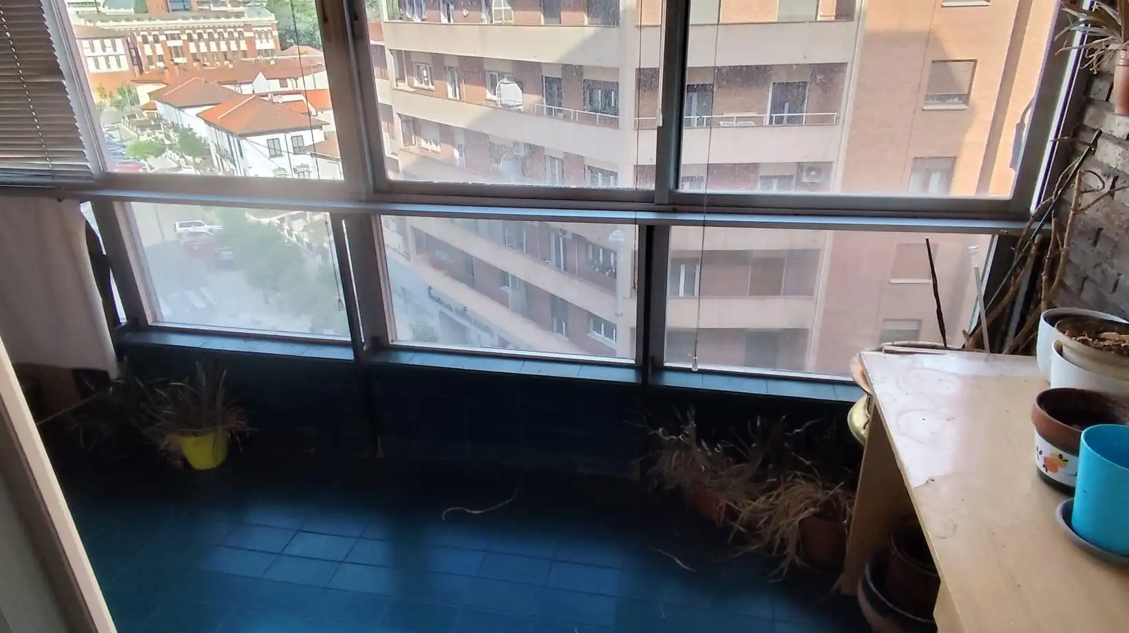 Terraza de Piso de alquiler en Palencia con Parquet
