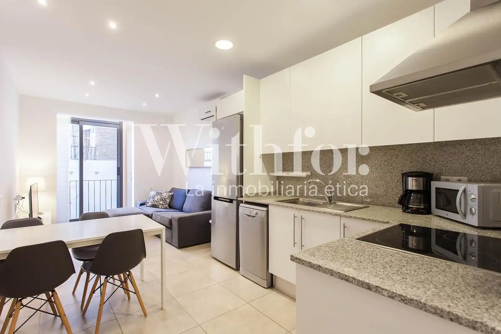 Exterior view of Flat for sale in Barcelona  with Air Conditioner, Heating and Parquet flooring