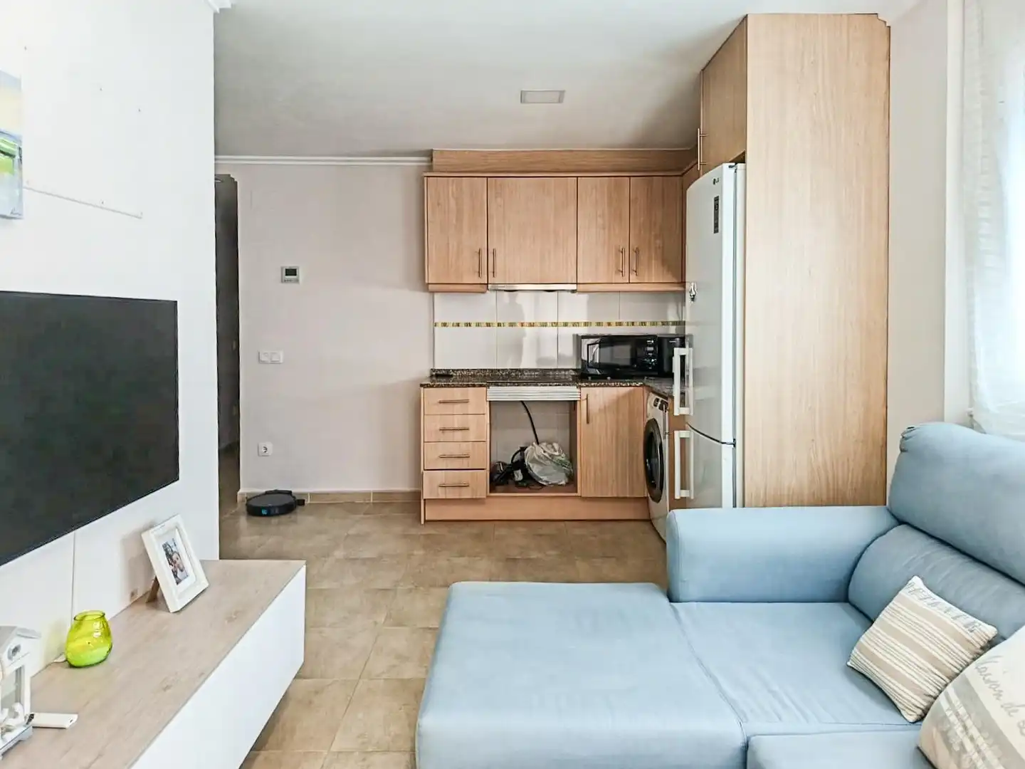 Cocina de Apartamento en venta en Bellreguard con Aire acondicionado, Calefacción y Terraza