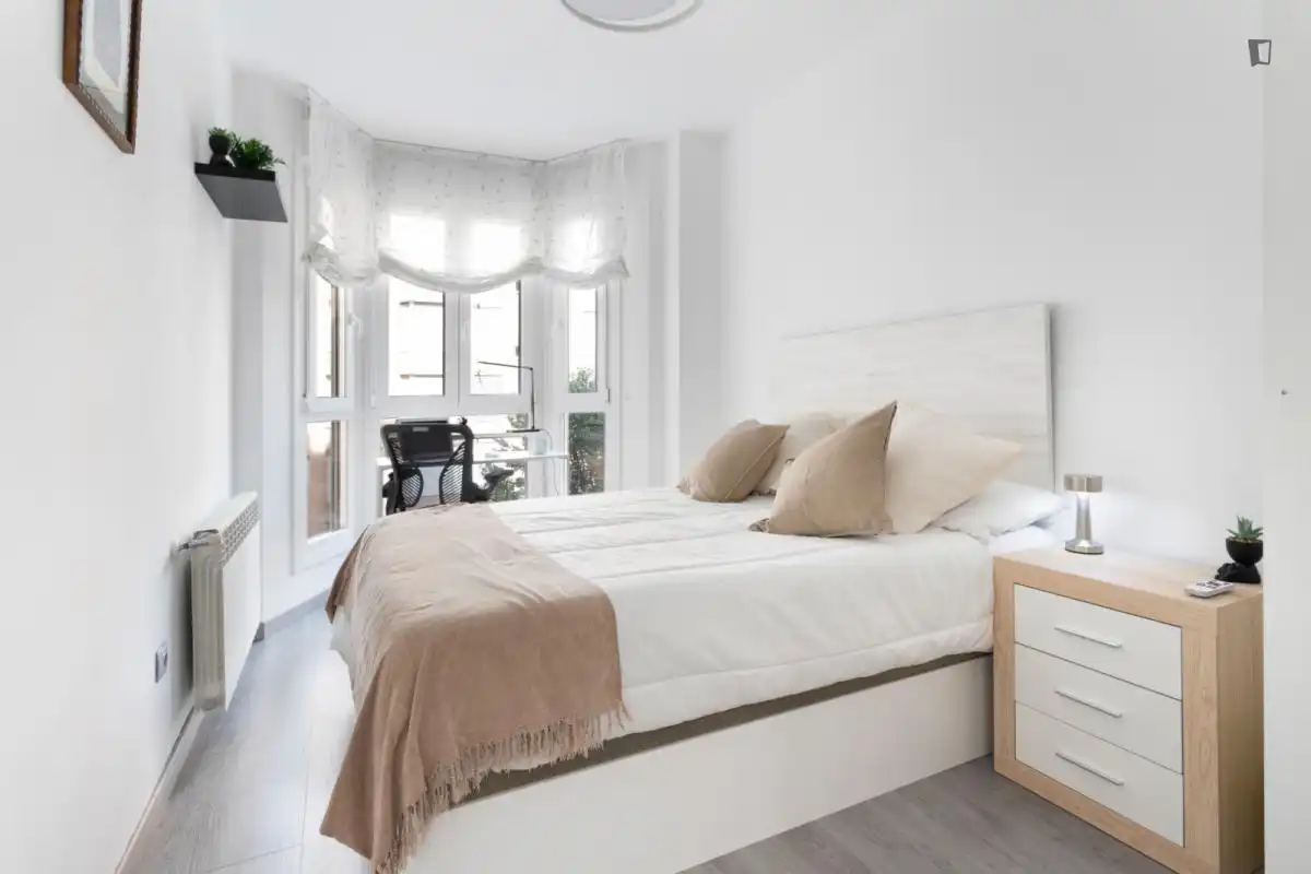 Bedroom of Apartments for rent in Madrid  with Heating, Furnished and Oven