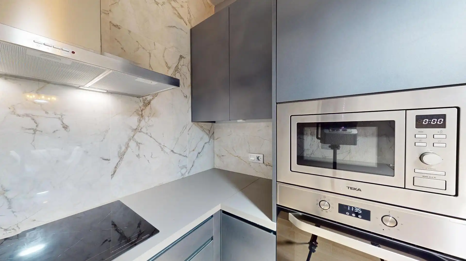 Cocina de Loft de alquiler en Marbella con Trastero y Amueblado