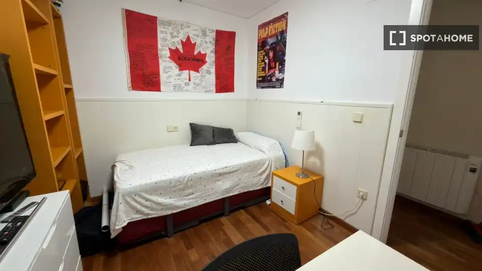 Dormitori de Apartament per a compartir en Alicante / Alacant amb Aire condicionat, Calefacció i Terrassa
