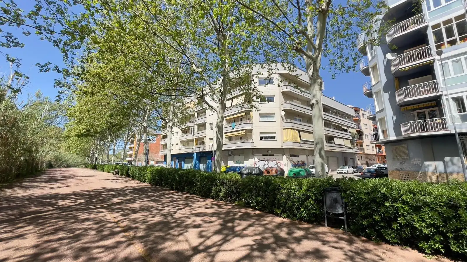 Vista exterior de Pis en venda en Blanes amb Terrassa, Moblat i Piscina comunitària