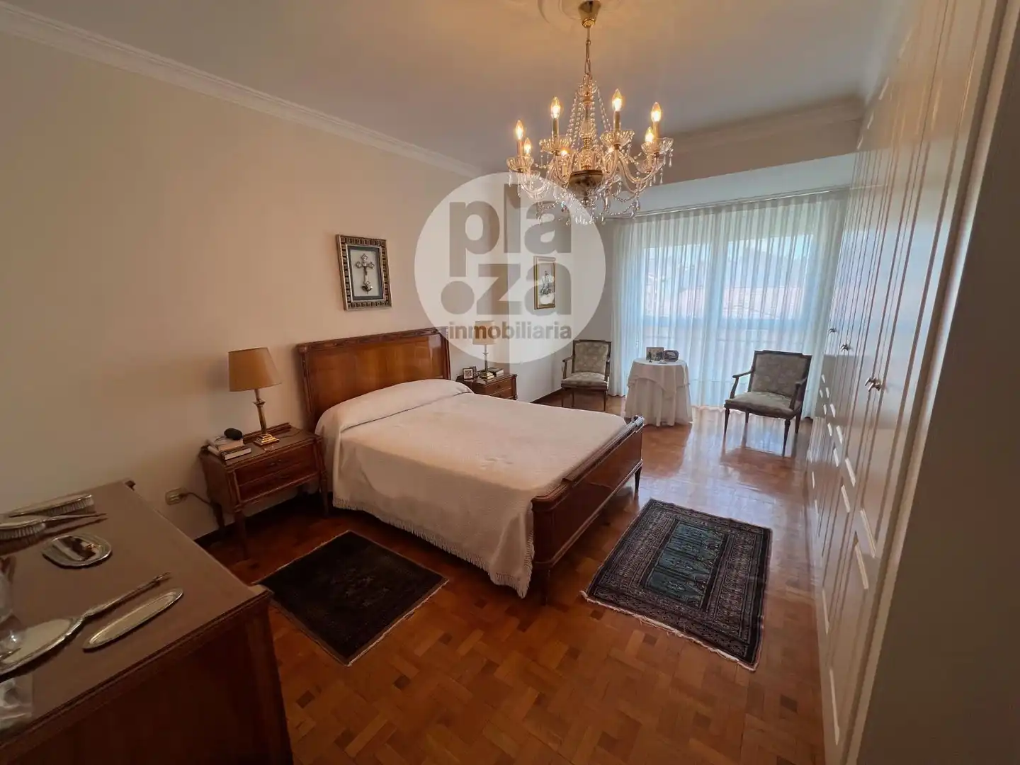 Bedroom of Flat for sale in Burgos  with Heating, Terrace and Storage room