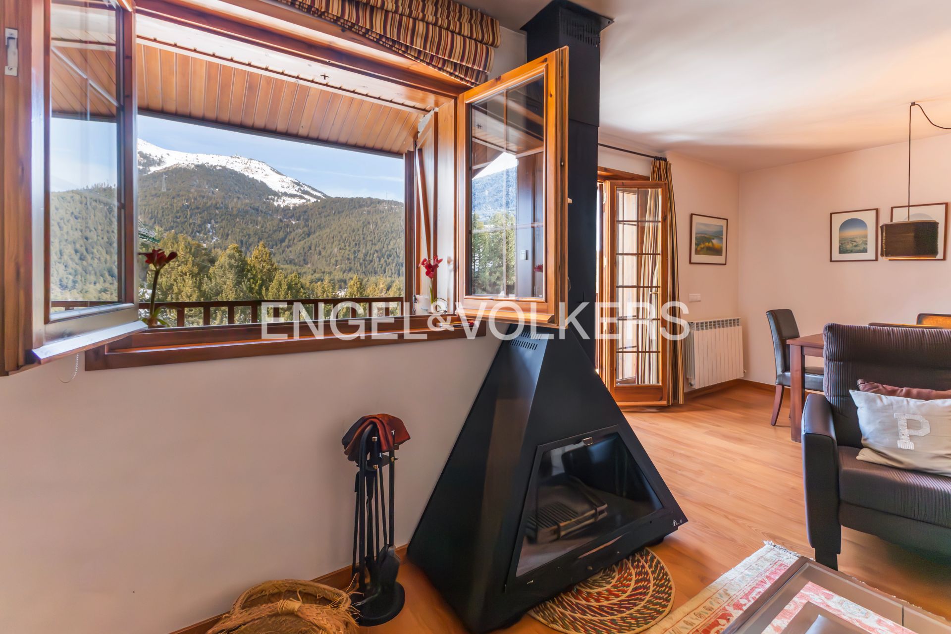 Sala d'estar de Dúplex en venda en Alp amb Calefacció, Parquet i Traster