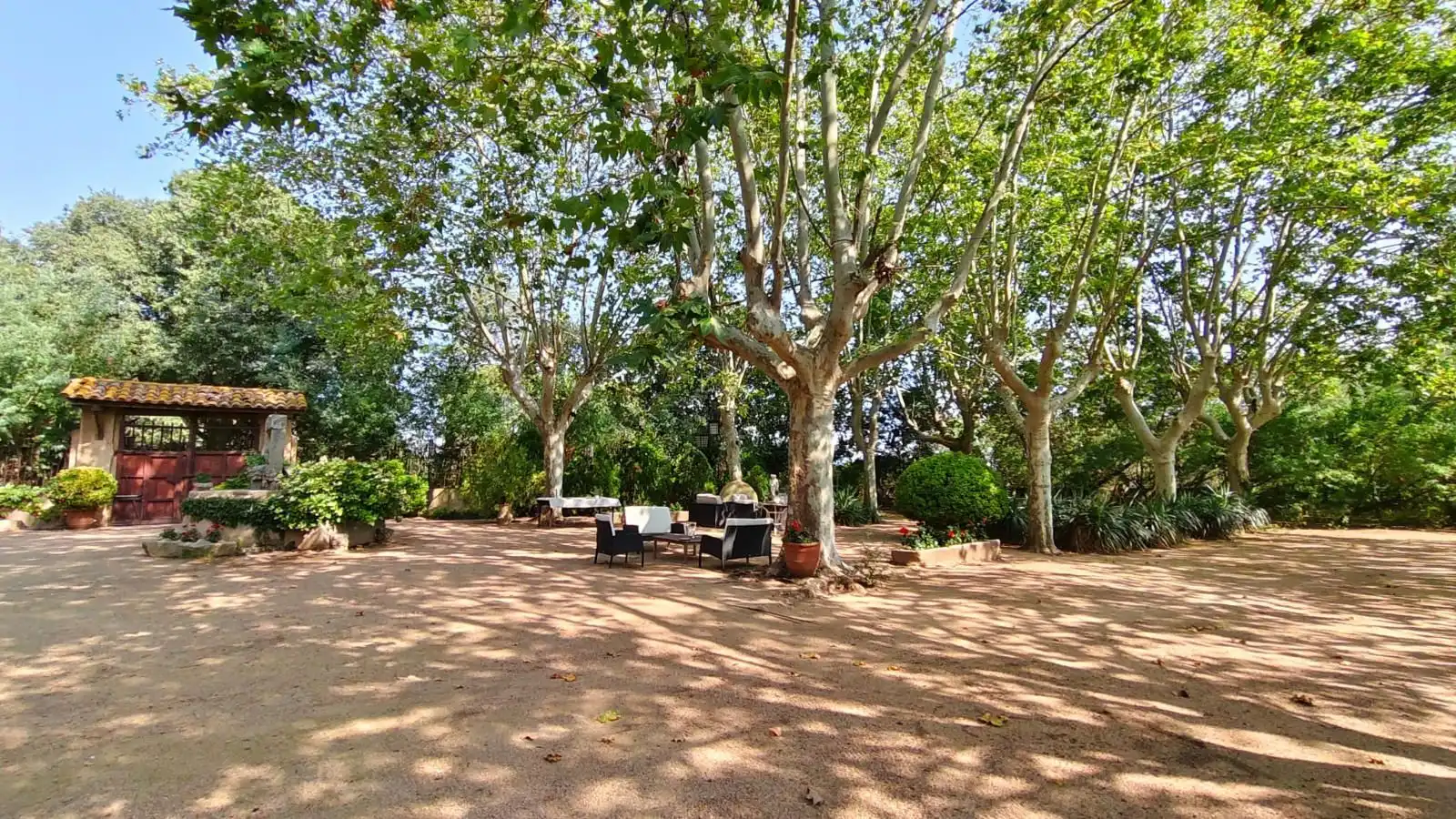 Garten von Country house zur Miete in Llagostera mit Heizung, Privatgarten und Terrasse