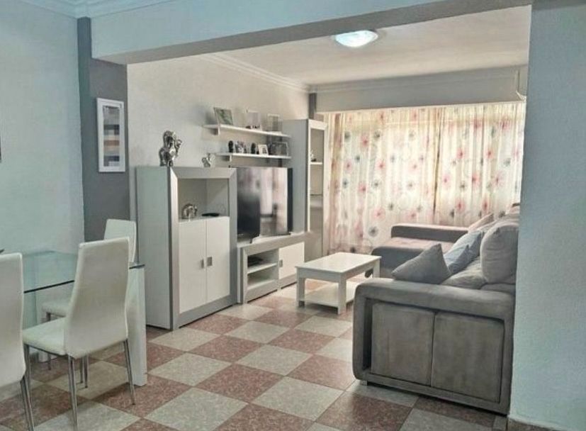 Sala de estar de Piso en venta en Málaga Capital con Aire acondicionado, Terraza y Amueblado